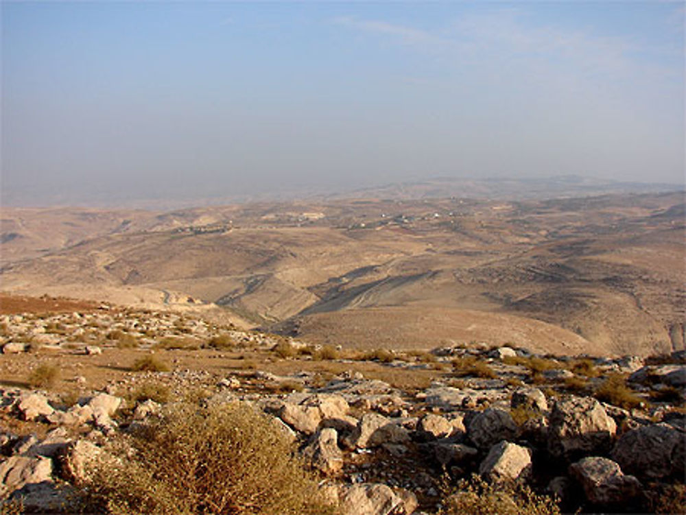 Panorama sur la route du Mont Nébo