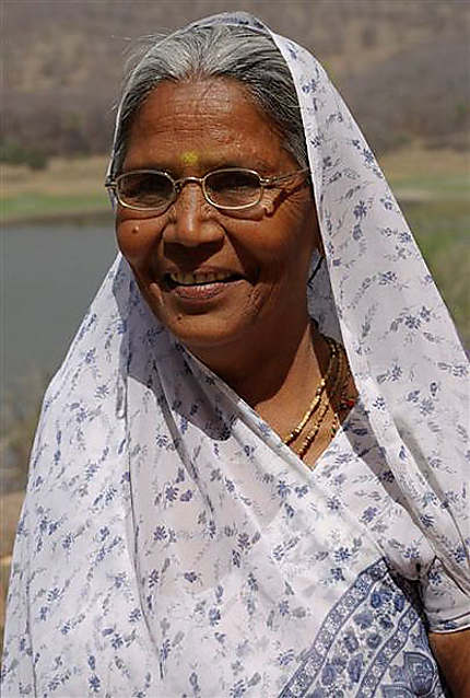 Portrait de femme à Ranthambore