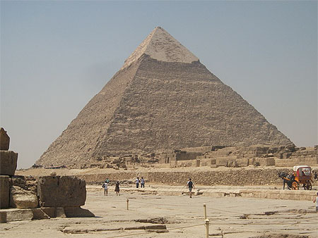 La pyramide de Khéphren La pyramide de Khéphren