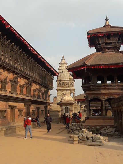 Rénovation à Bhaktapur