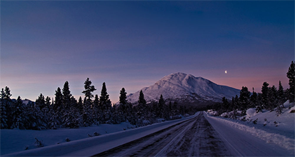 Lumiere d'hiver au Yukon