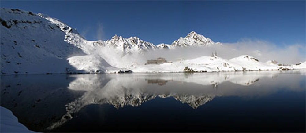 Lac Balea en hiver