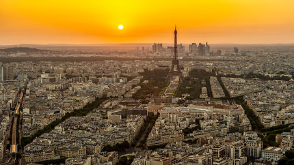 Coucher de soleil Parisien