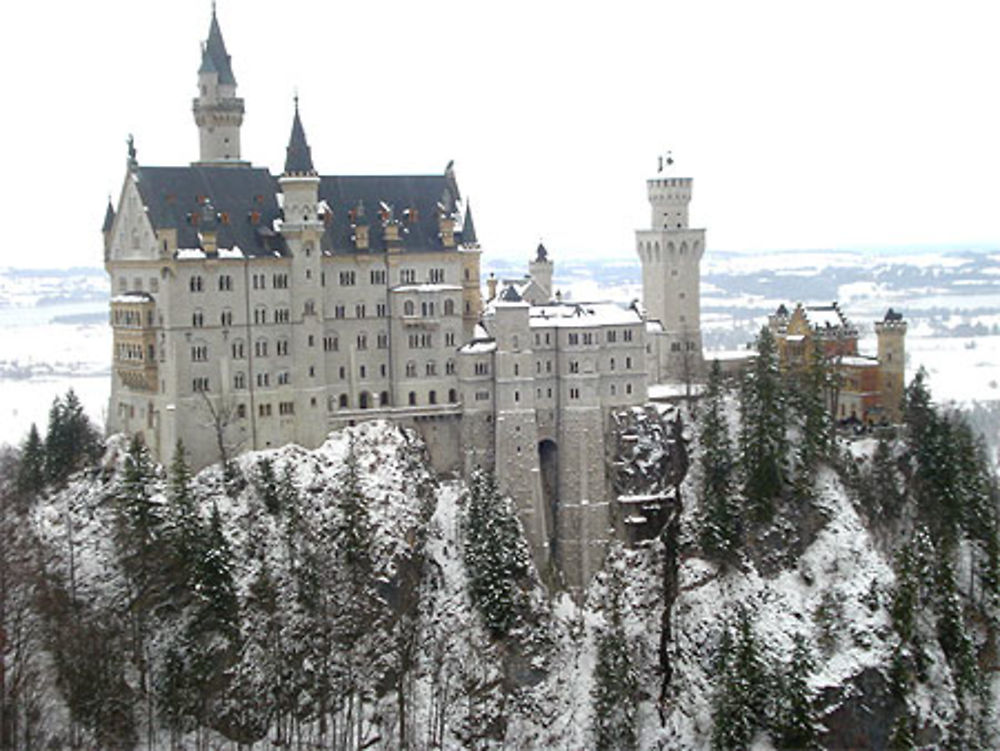 Le château sous la neige