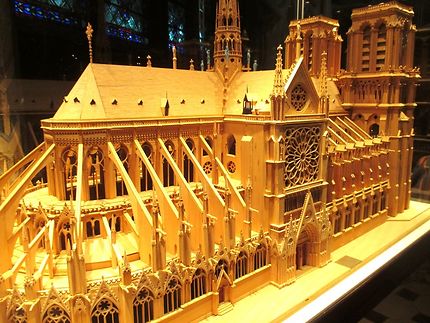 Maquette en bois de la Cathédrale