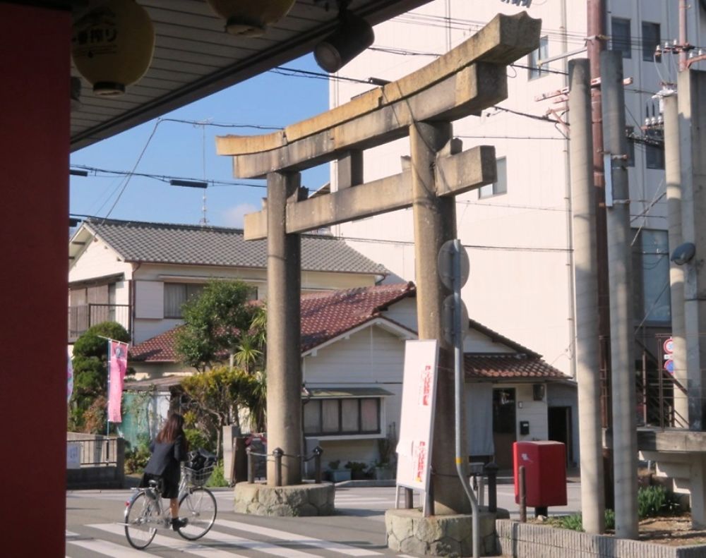 Tori du temple Sone Tenmangu shrine