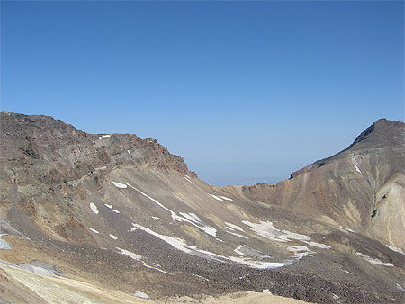 Au sommet du mont Aragats