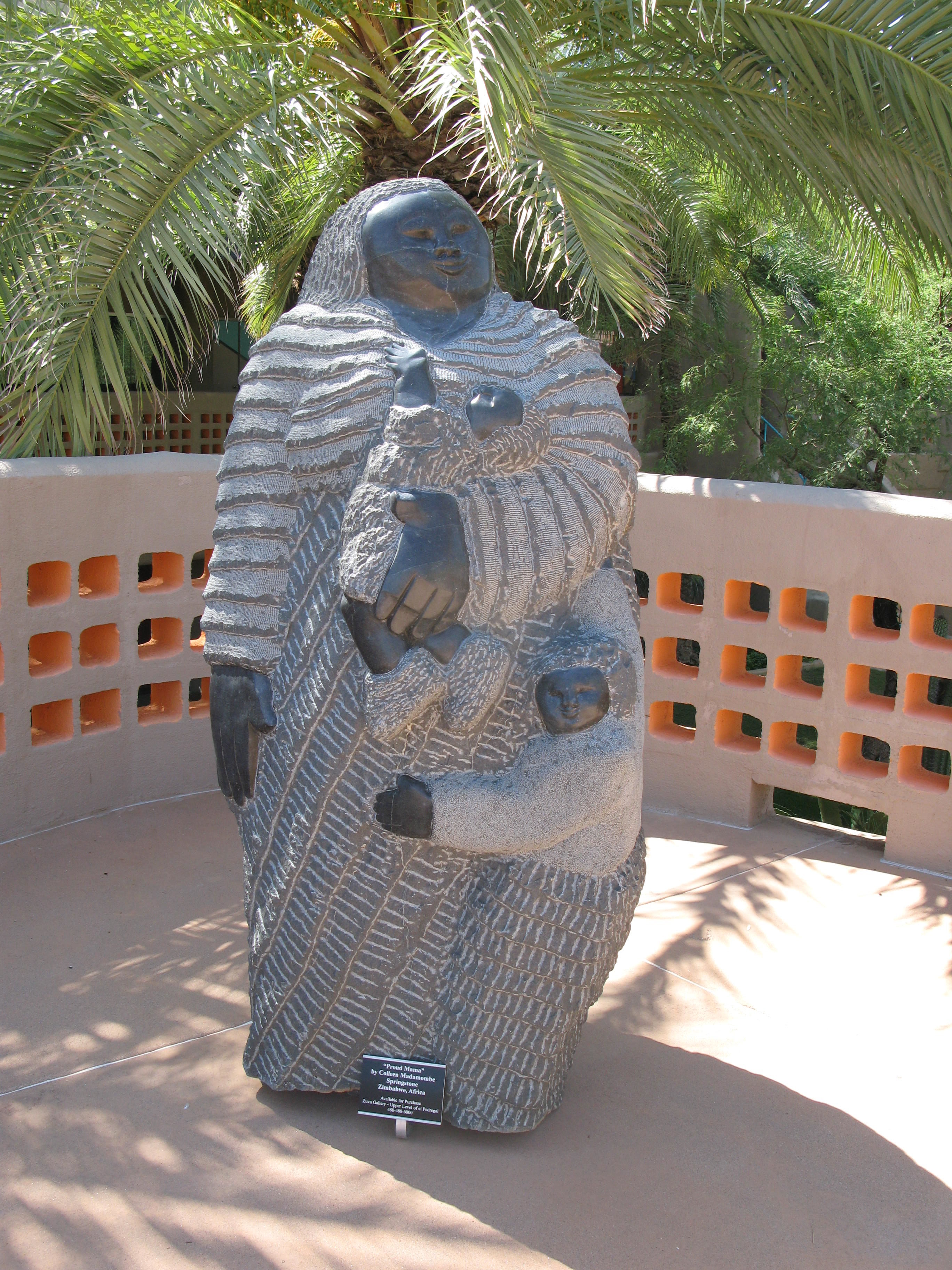 Sculpture Amérindienne à Carefree - Juillet 2011
