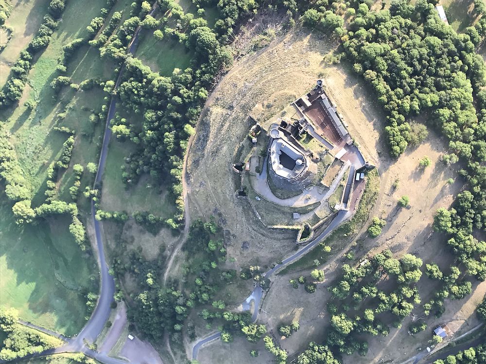 Château de Murol vue d’en haut