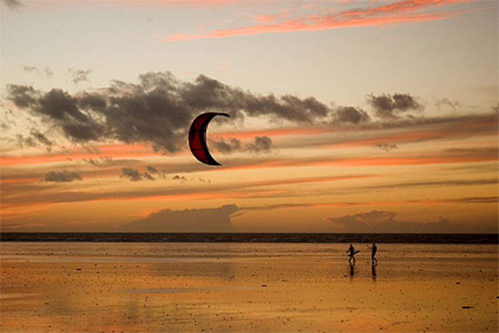 Coucher de soleil sur Geffosses