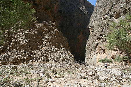 Entrée des Gorges d'Aradena Entrée des Gorges d'Aradena