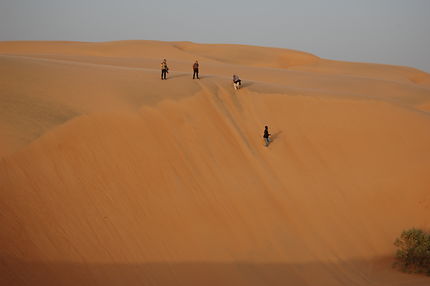 Escalade des dunes