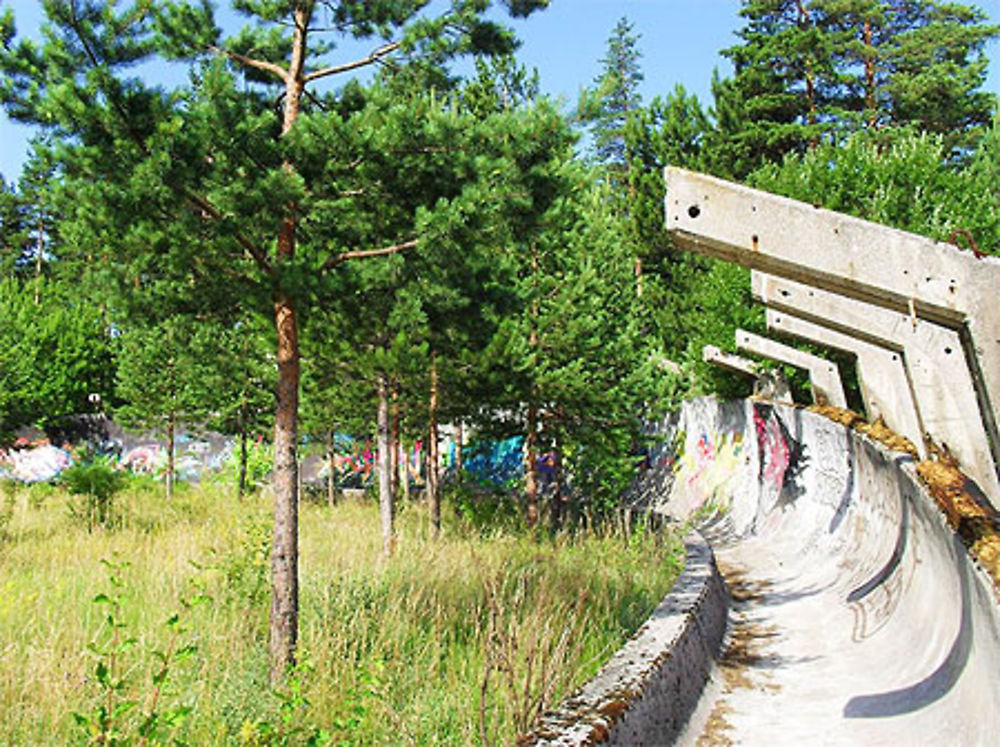 Piste olympique de bobsleigh et de luge