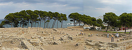 Ruines d'Empures panoramique
