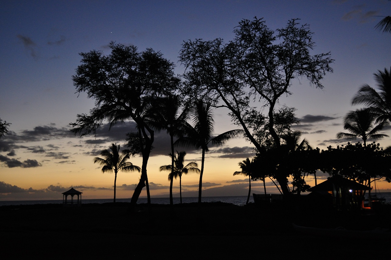 Makena Beach sunset Makena Beach sunset