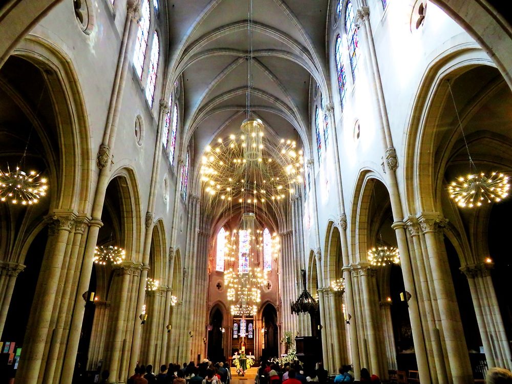 La voute Église Saint-Jean-Baptiste de Belleville