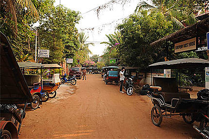 L'attente des tuks tuks à Siem Reap