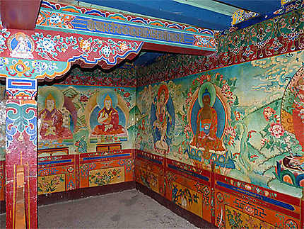 Fresques murales peintes - Monastère de Samyé