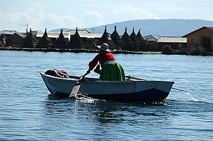Lac Titicaca - barque