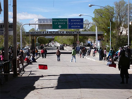 La Quiaca, frontière avec la Bolivie