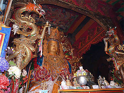 Bouddha et dragon - Monastère de Samyé