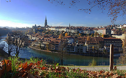 Ville de Berne en automne