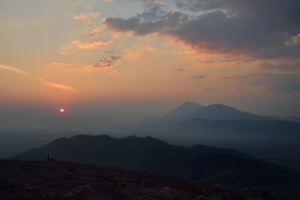 Coucher de soleil au sommet