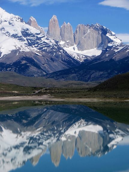 Miroir au Parc national Torres del Paine