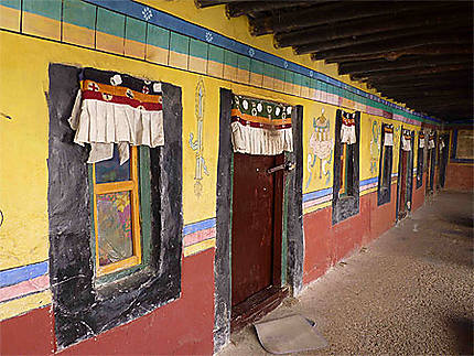 Chambres de moines - Monastère de Samyé 