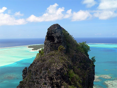 Au sommet de Maupiti Au sommet de Maupiti