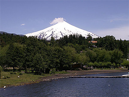 Pucon et le volcan Villarrica