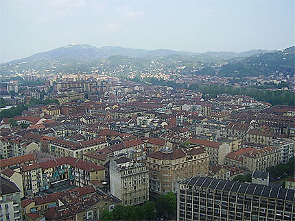Vue panoramique depuis le sommet de la Mole Antonelliana