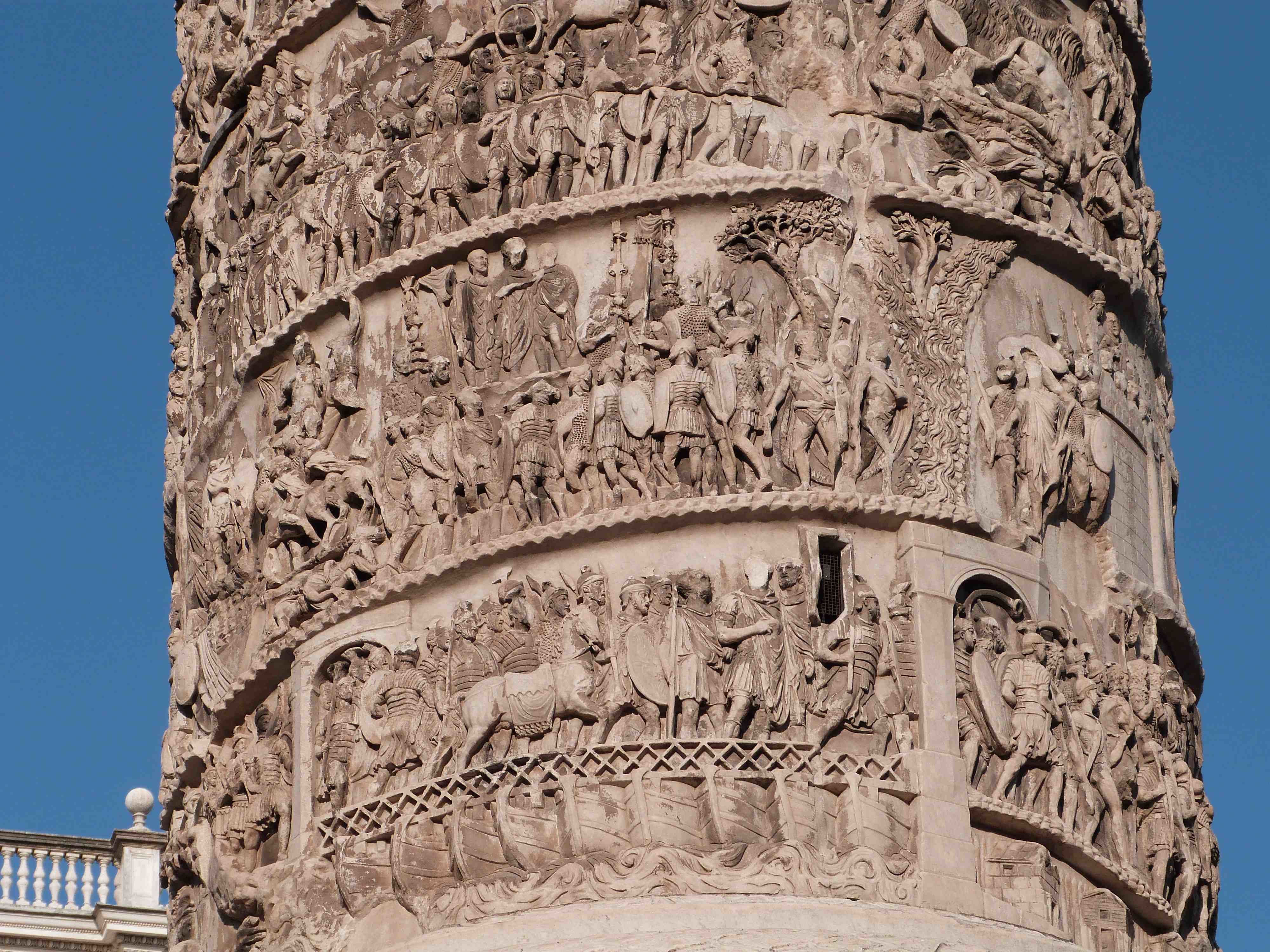 Détails d'une colonne Trajane