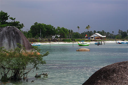 Plage de Tanjung Tinggi à Belitung island