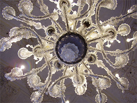 Lustre au château de la Reggia de Venaria Lustre au château de la Reggia de Venaria