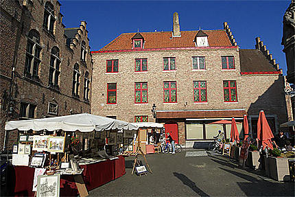 Place des tanneurs, Bruges, Belgique