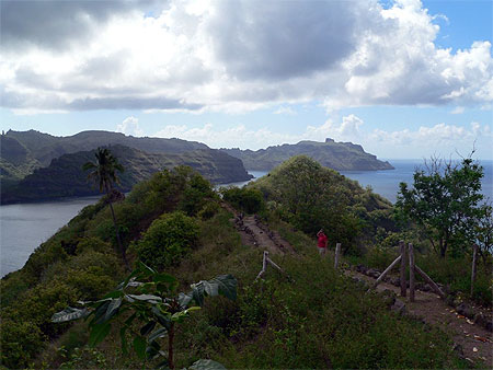 Début de la vallée de Taipivaï Début de la vallée de Taipivaï