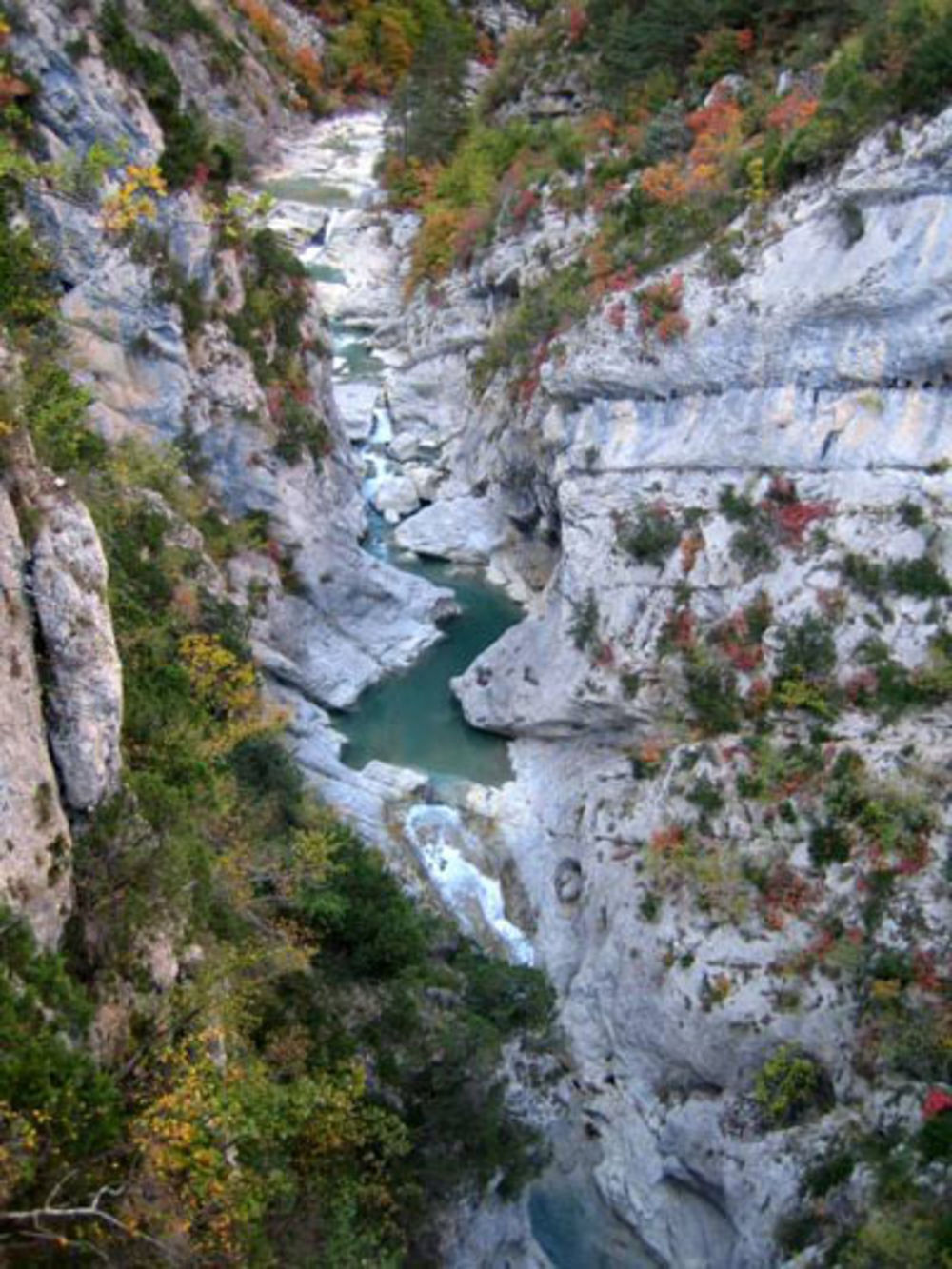 Roches ombragées