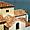 Les toits d'Antibes et un 3-mâts
