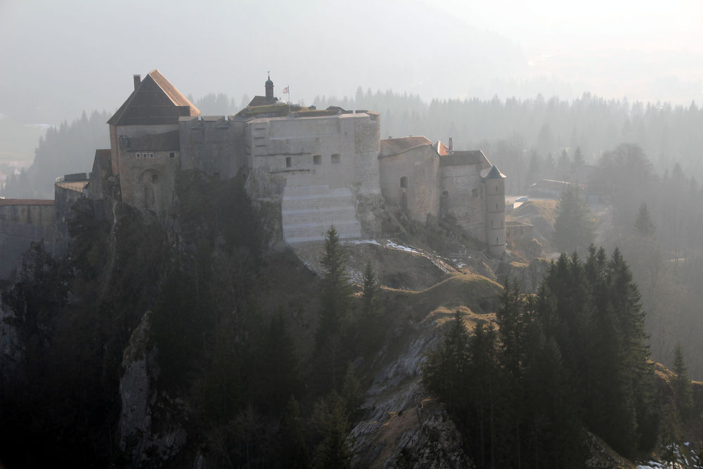 Château dans les brumes