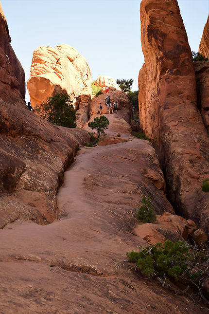 Le chemin après Landscape Arch