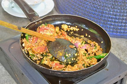 Curry de lentilles corail, à Matale