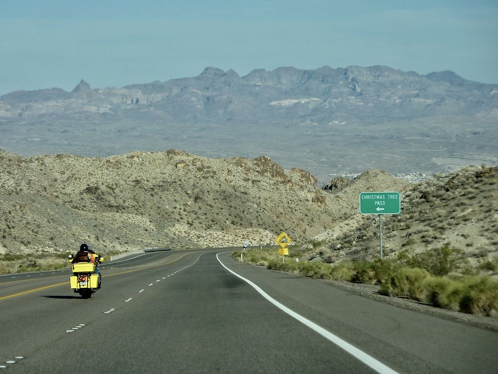 Christmas tree pass, désert de Mojave