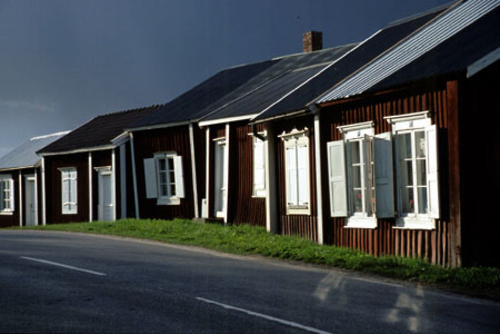 Gammelstad Luléa Suède après l'orage