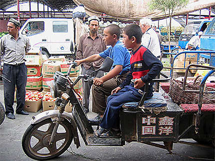 Sur le marché