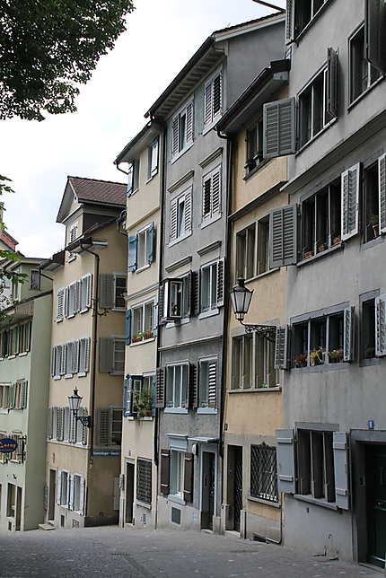 Une rue de Zurich