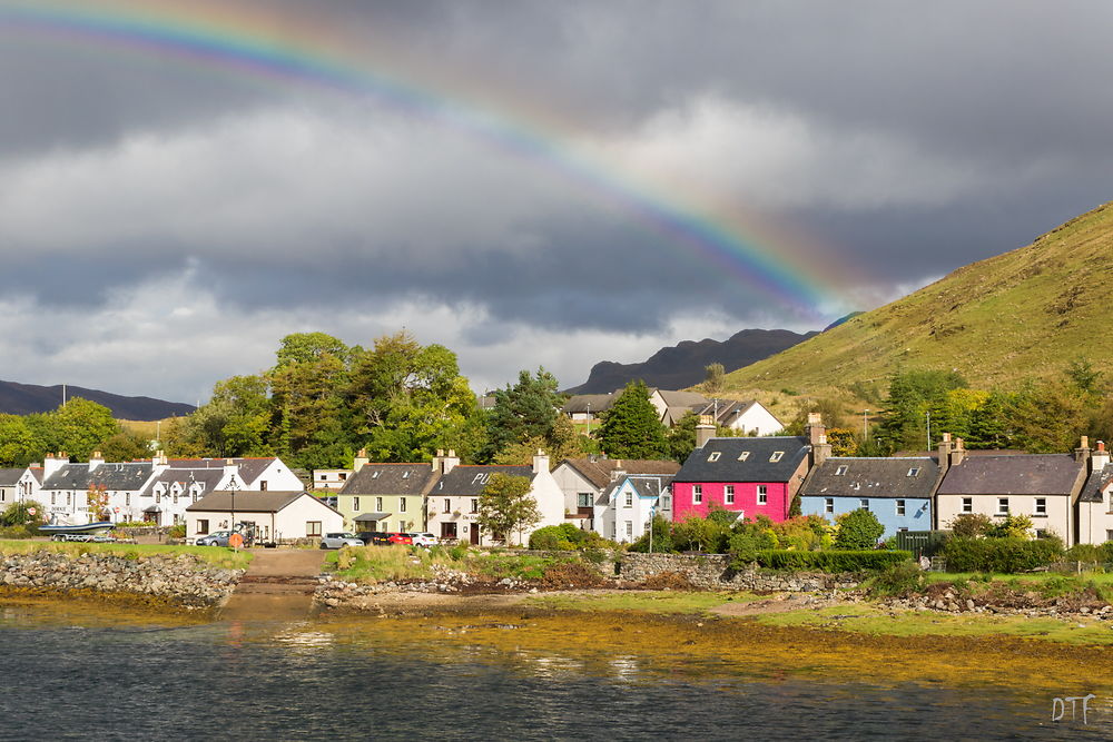 Les maisons colorées de Dornie