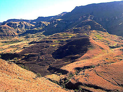 Une partie du massif du Drakensberg