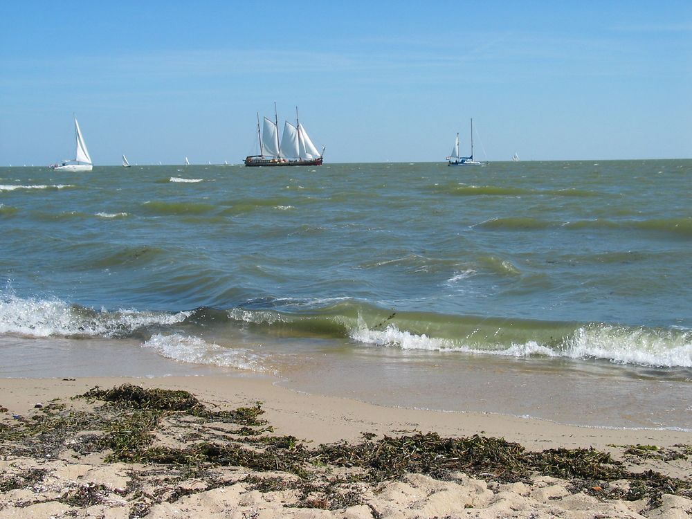 Petite plage à Marken