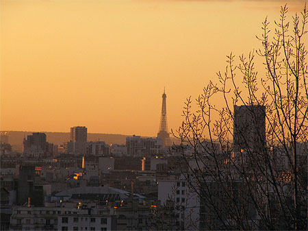 Parc des Beaumonts - Coucher de soleil sur Paris et petite couronne Parc des Beaumonts - Coucher de soleil sur Paris et petite couronne